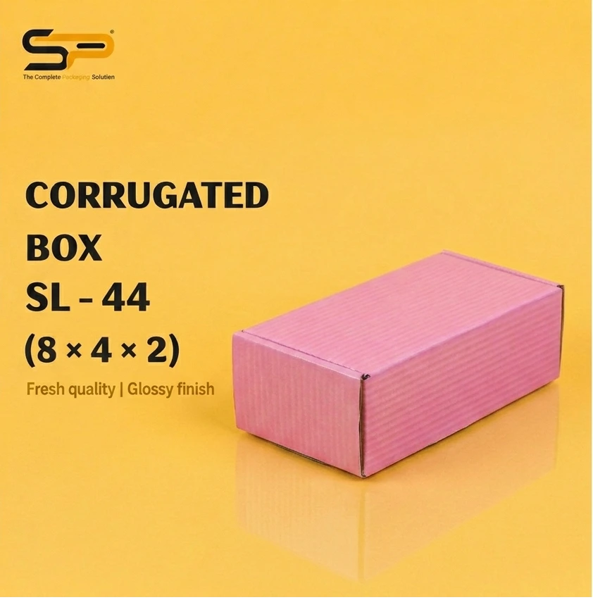 Corrugated Box SL44 (8 x 4 x 2 ") 3ply (Brown)