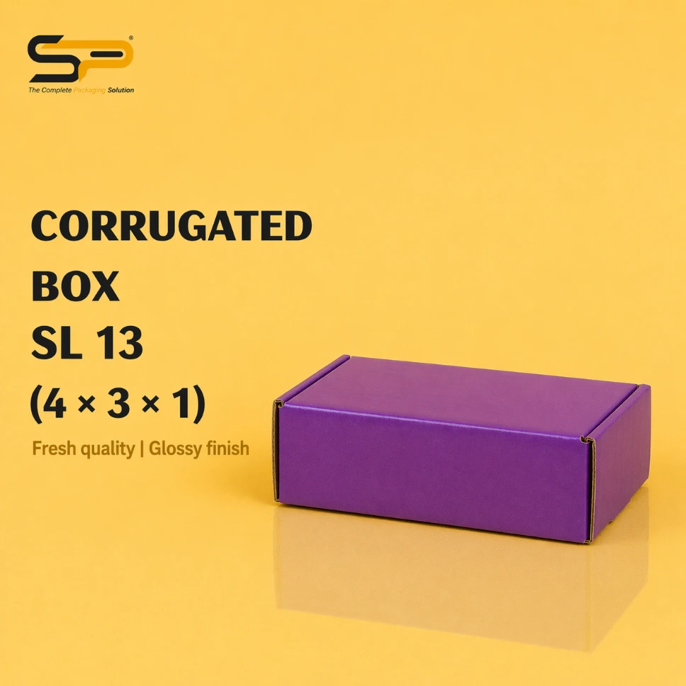 Corrugated Box SL-13 (4 x 3 x 1") 3ply